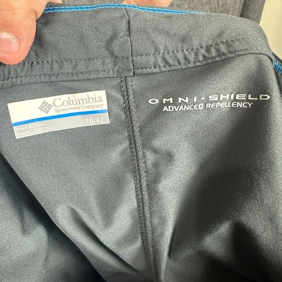 Columbia Womens Size 10 Omni-Shield Lined Tennis Skort Gray Zip Pocket - Picture 5 of 11